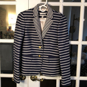 J. Crew Striped Schoolboy Blazer